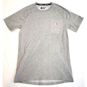 Carhartt Force Pocket T-Shirt Mens Small Gray Relaxed Fit
